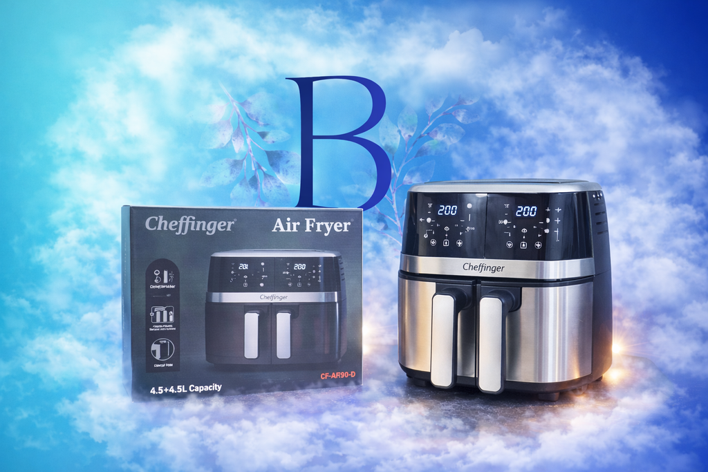 Friteuse à Air Chaud Cheffinger 7 L – Air Fryer Digitale Sans Huile
