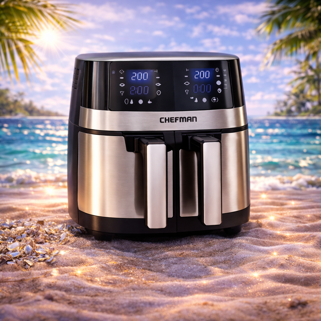 Friteuse à Air Chaud Cheffinger 7 L – Air Fryer Digitale Sans Huile