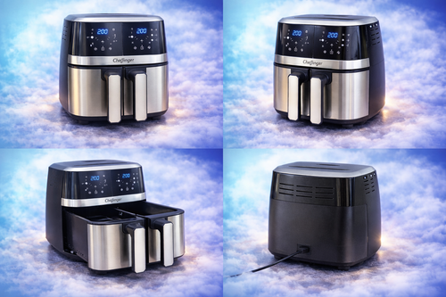 Friteuse à Air Chaud Cheffinger 7 L – Air Fryer Digitale Sans Huile