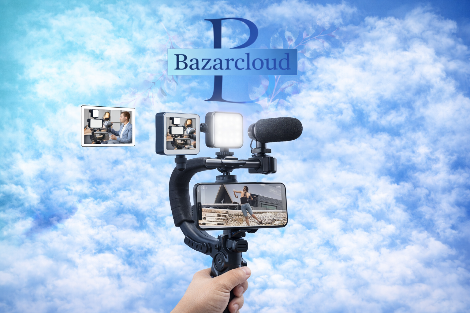 Kit Vidéo Créateur AY-49 – Filmez comme un Pro avec Smartphone ou Appareil Photo