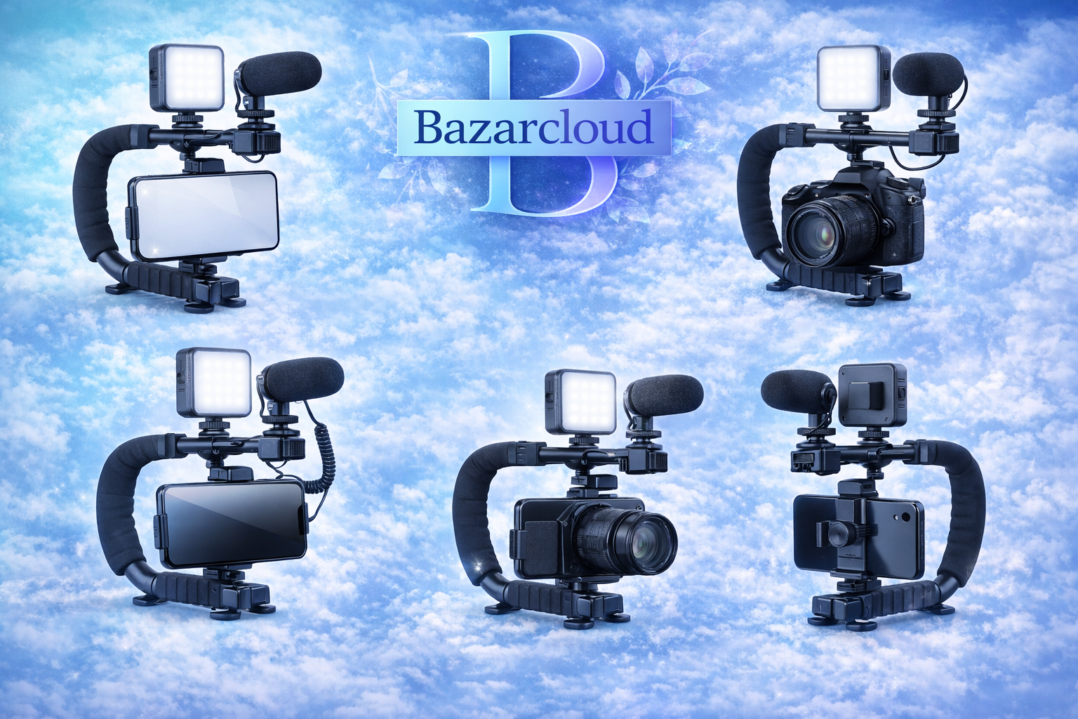 Kit Vidéo Créateur AY-49 – Filmez comme un Pro avec Smartphone ou Appareil Photo